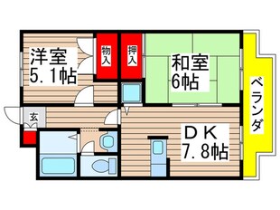 アーバンス山茂の物件間取画像